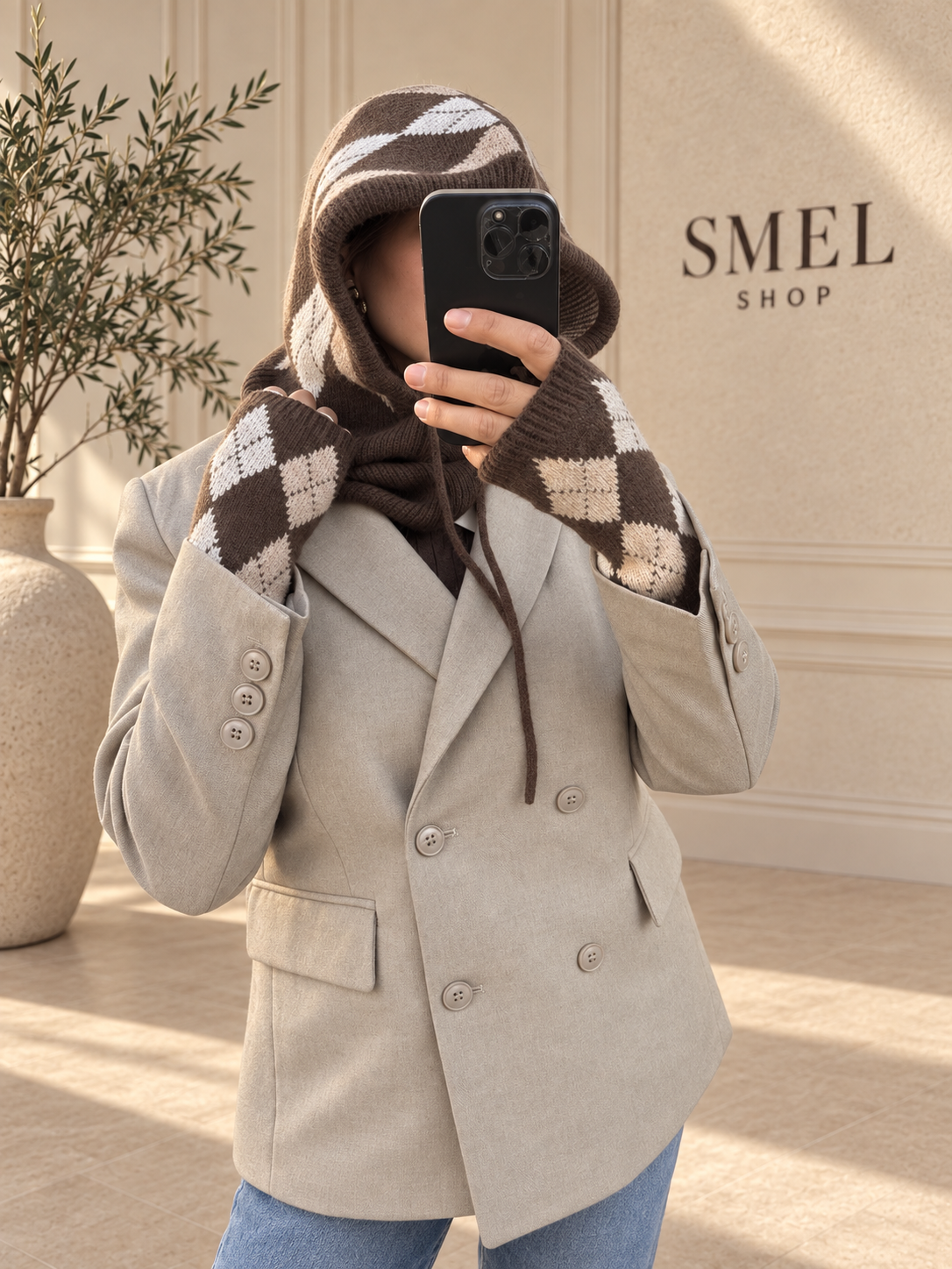 Veste blazer Saharienne - Beige