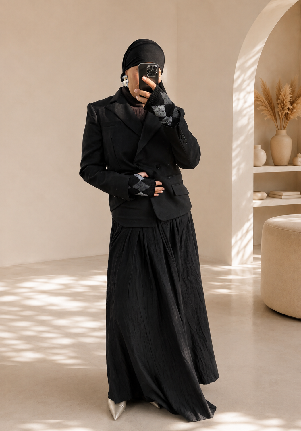 Jupe Saharienne Noire