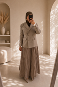 Jupe Saharienne Beige