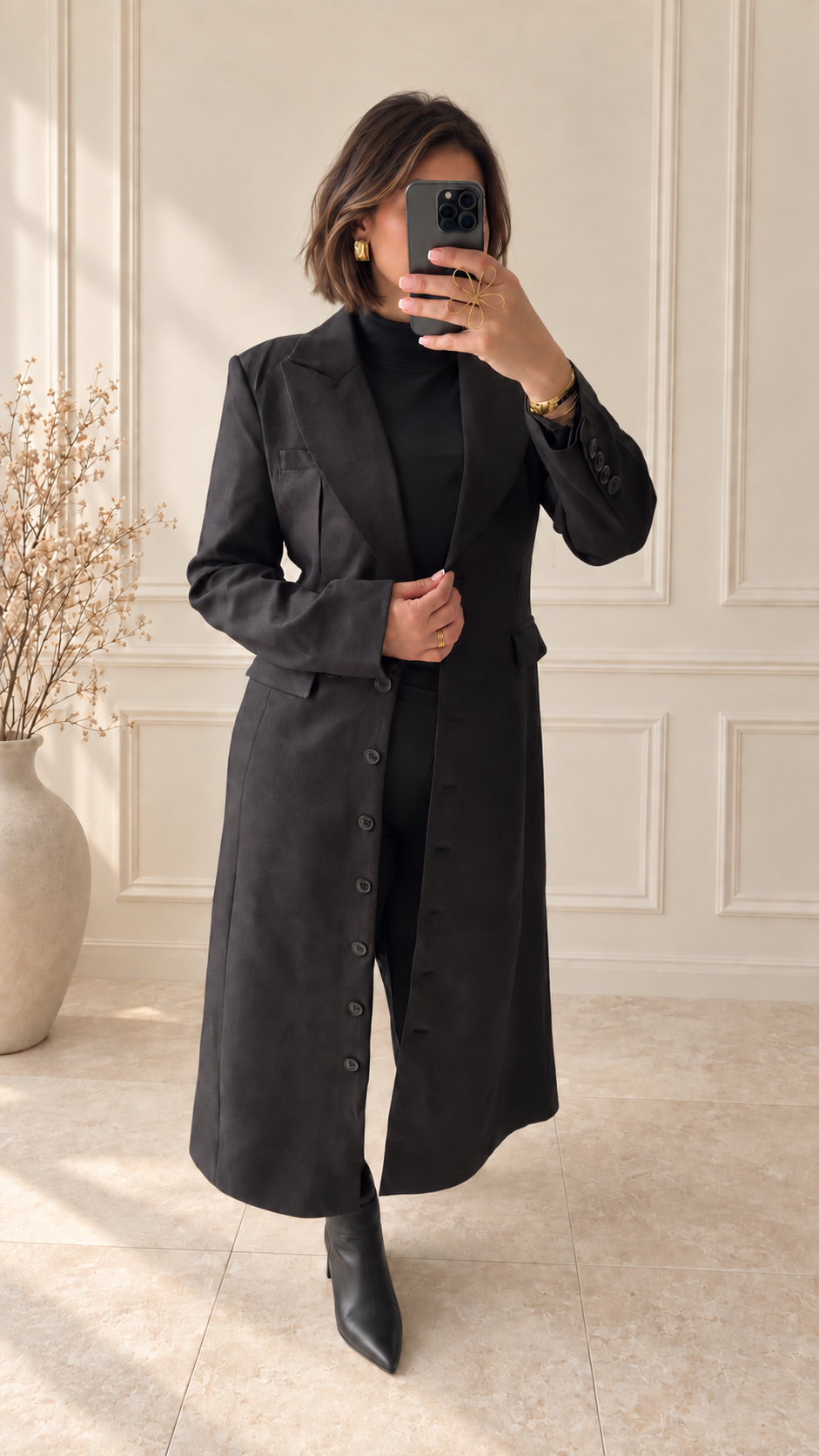 Manteau blazer noir