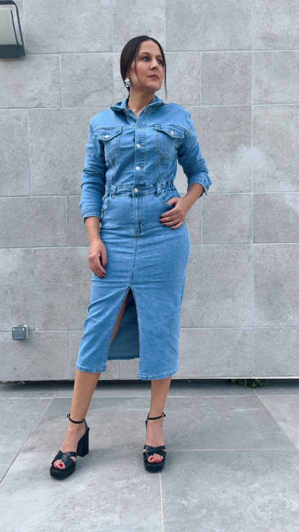 Robe en jeans