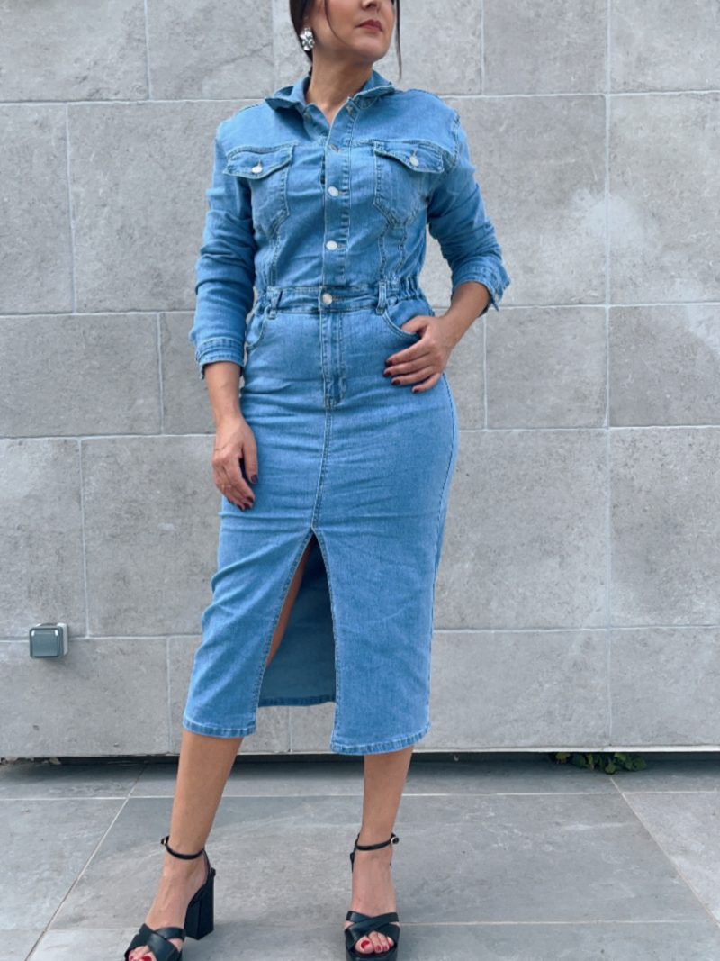 Robe en jeans