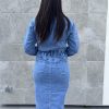 Robe en jeans