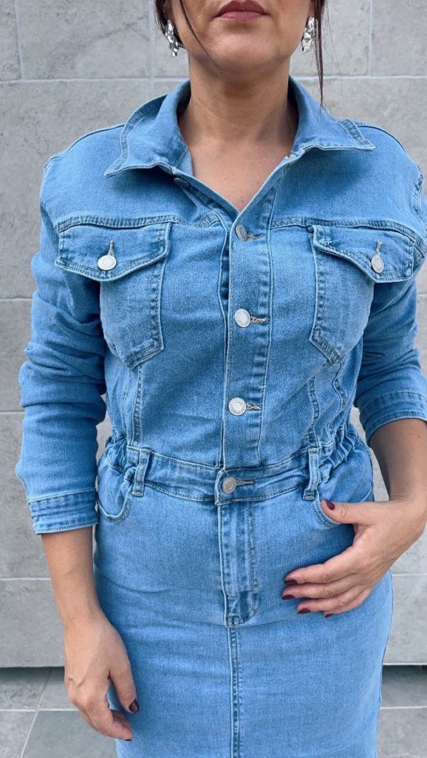 Robe en jeans