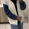 Gilet bi matière