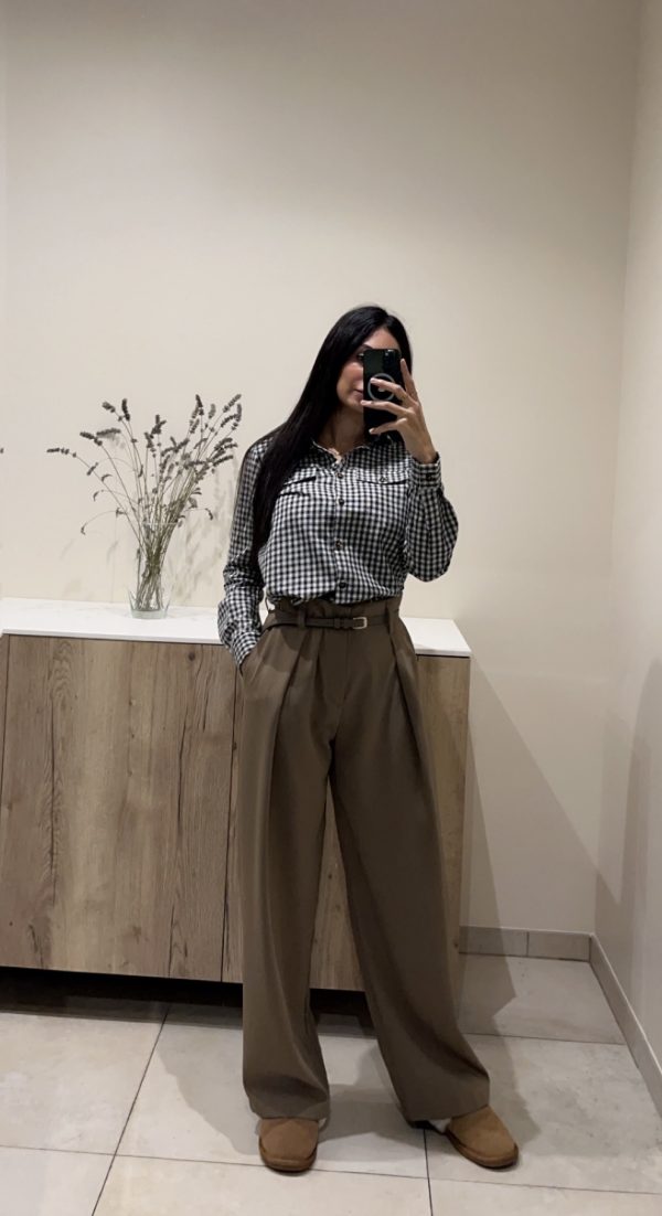 Chemise à carreaux