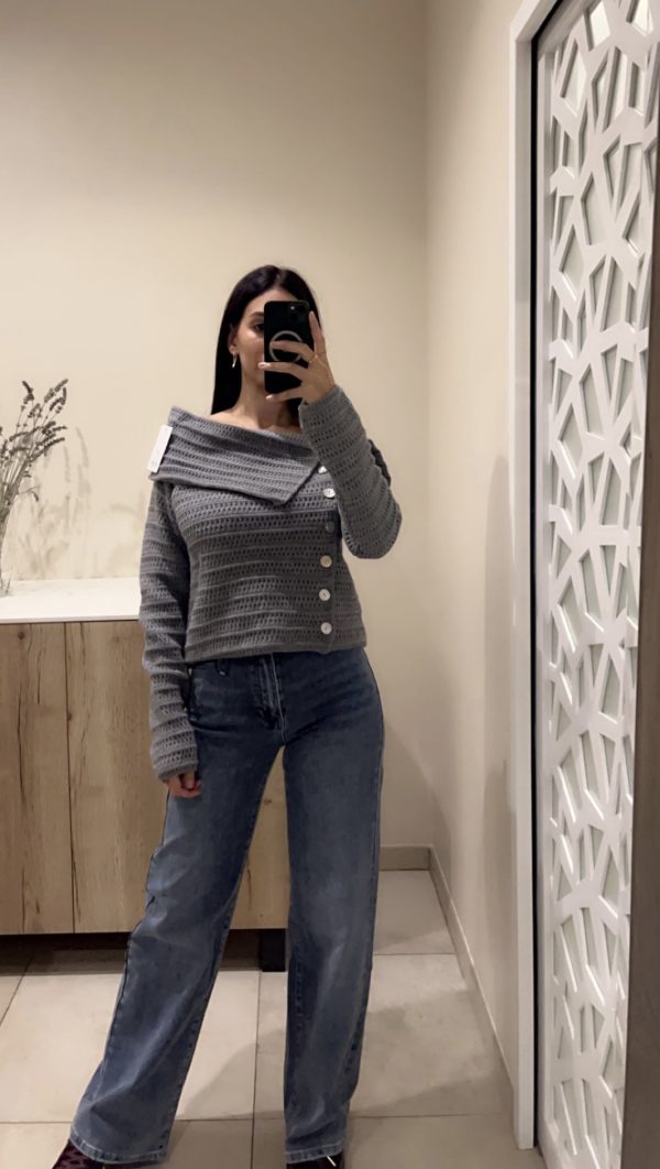 Pull col Carmen gris
