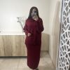 Ensemble jupe  bordeaux