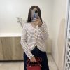 Pull marinière rouge
