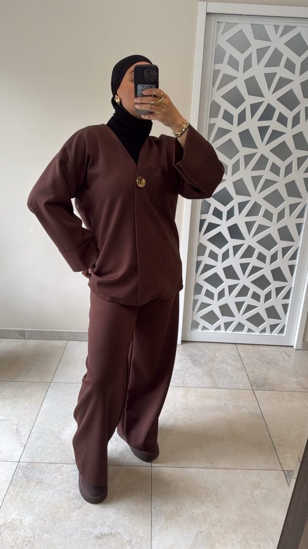 Ensemble ohra marron