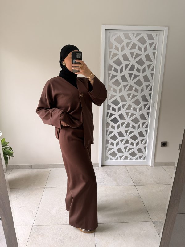 Ensemble ohra marron