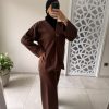 Ensemble ohra marron