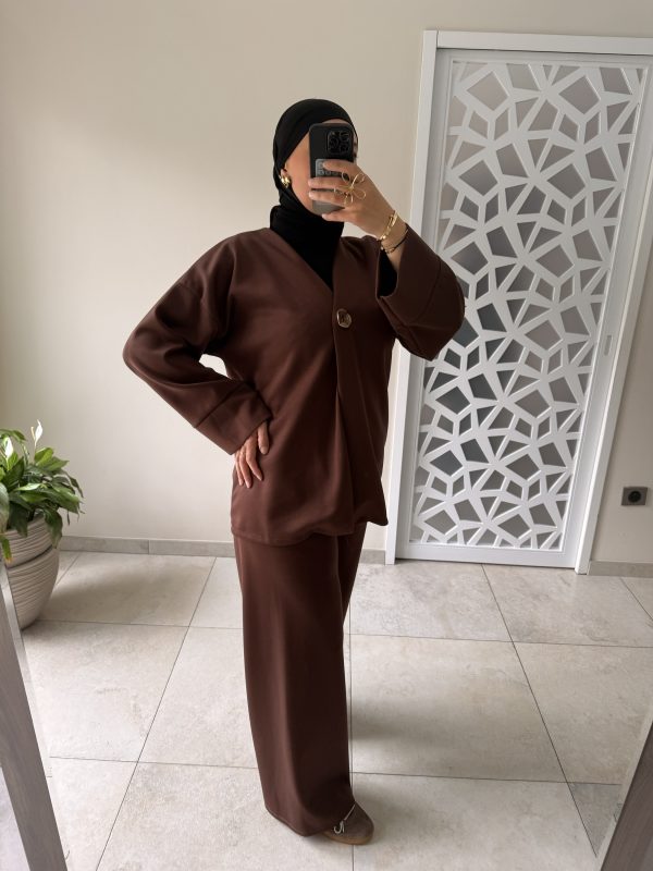 Ensemble ohra marron