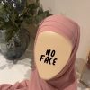 Hijab préformé rose bb