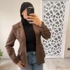 Blazer cintré marron