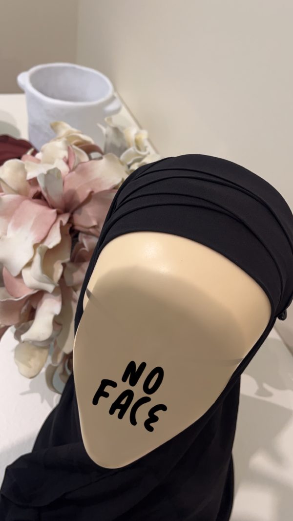 Hijab préformé noir