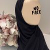 Hijab préformé noir