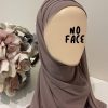 Hijab préformé taupe foncé