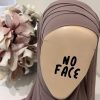 Hijab préformé taupe foncé