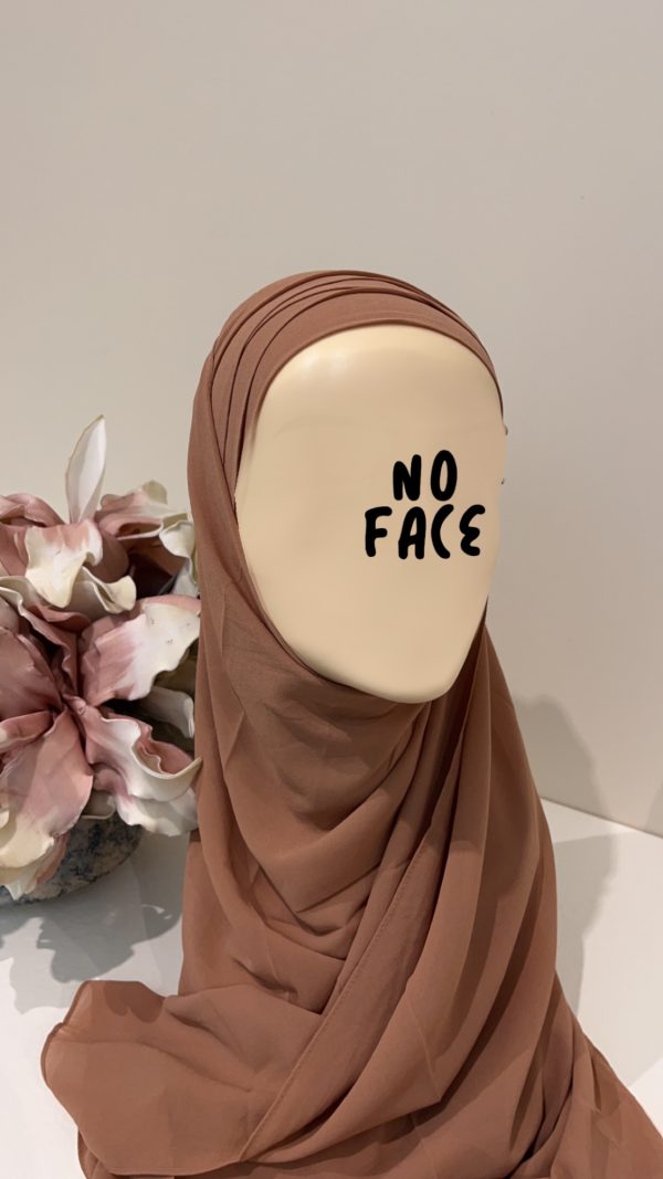 Hijab préformé blush
