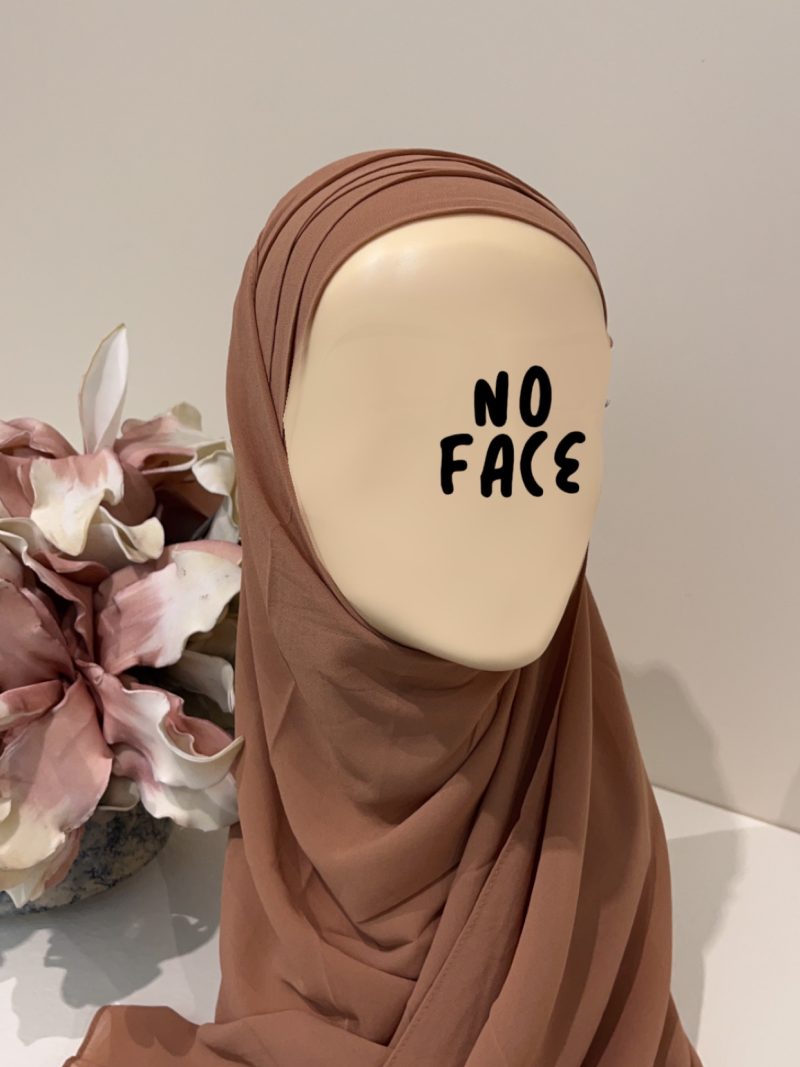 Hijab préformé blush