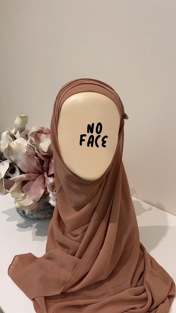 Hijab préformé blush