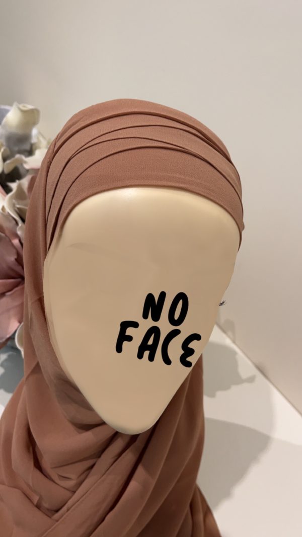 Hijab préformé blush