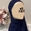 Hijab préformé bleu marine