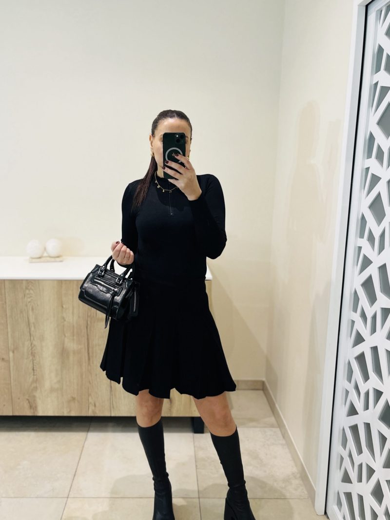 Jupe patineuse noir
