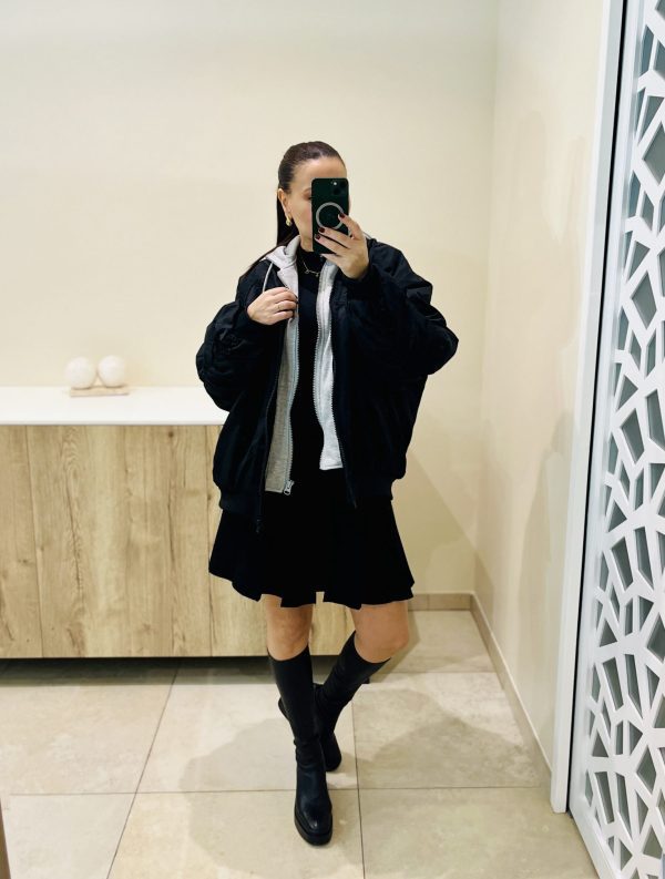 Jupe patineuse noir