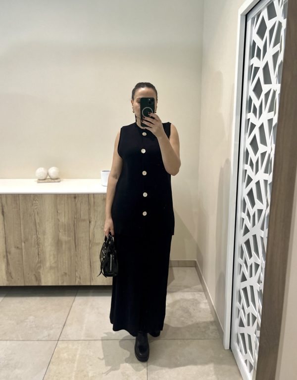 Ensemble jupe boléro noir