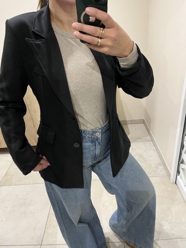 Blazer cintré noir
