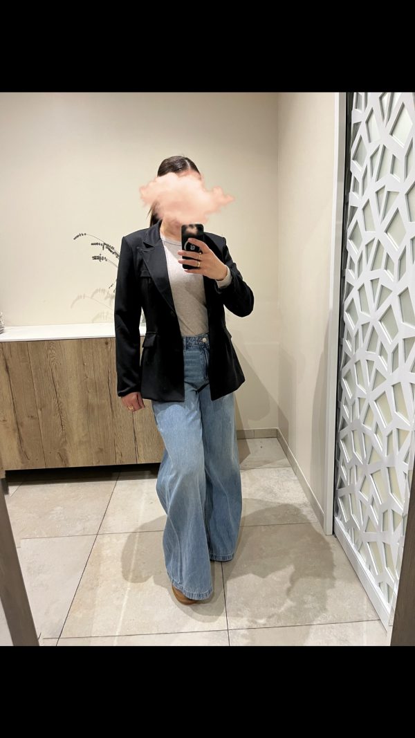 Blazer cintré noir
