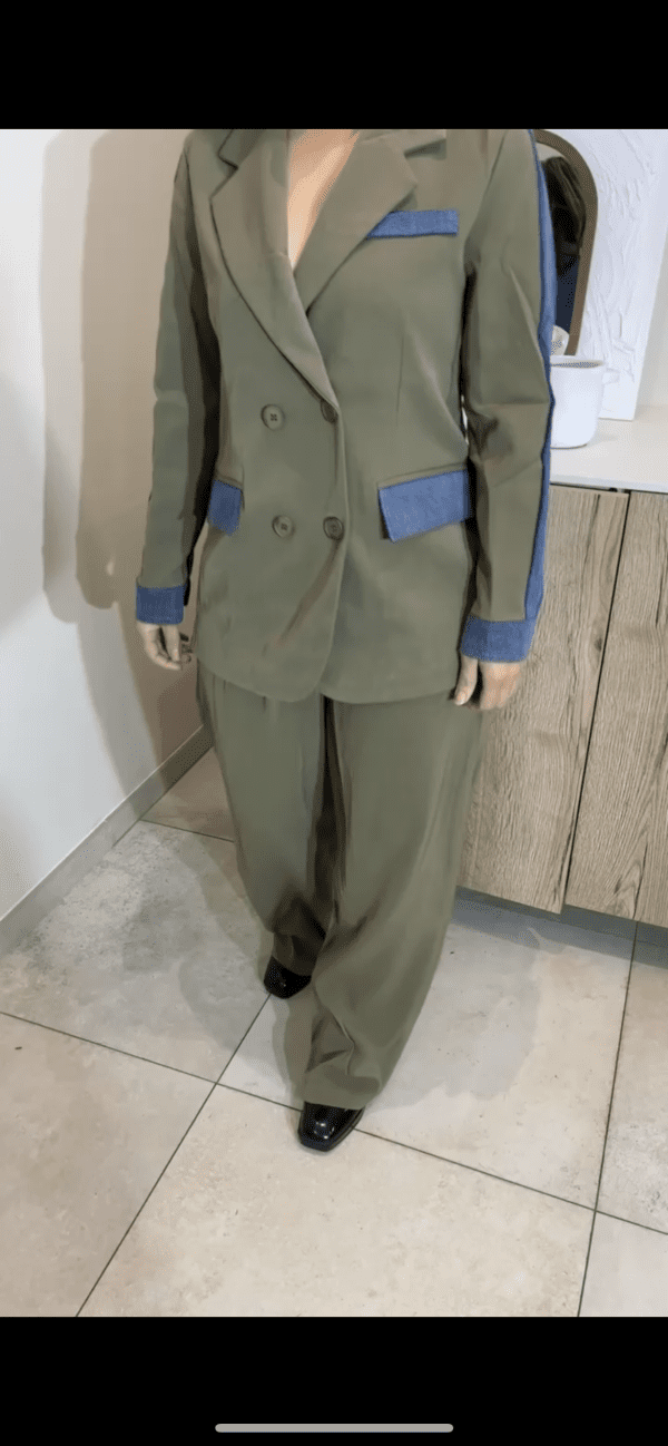 Blazer bi-matière