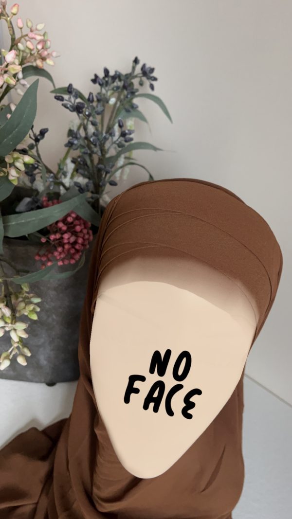 Hijab préformé cannelle