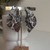 Boucle d’oreille Marquise blanc