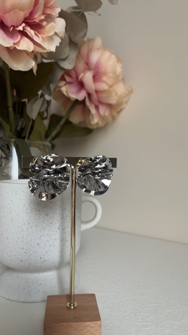 Boucle d’oreille Nuisy blanc