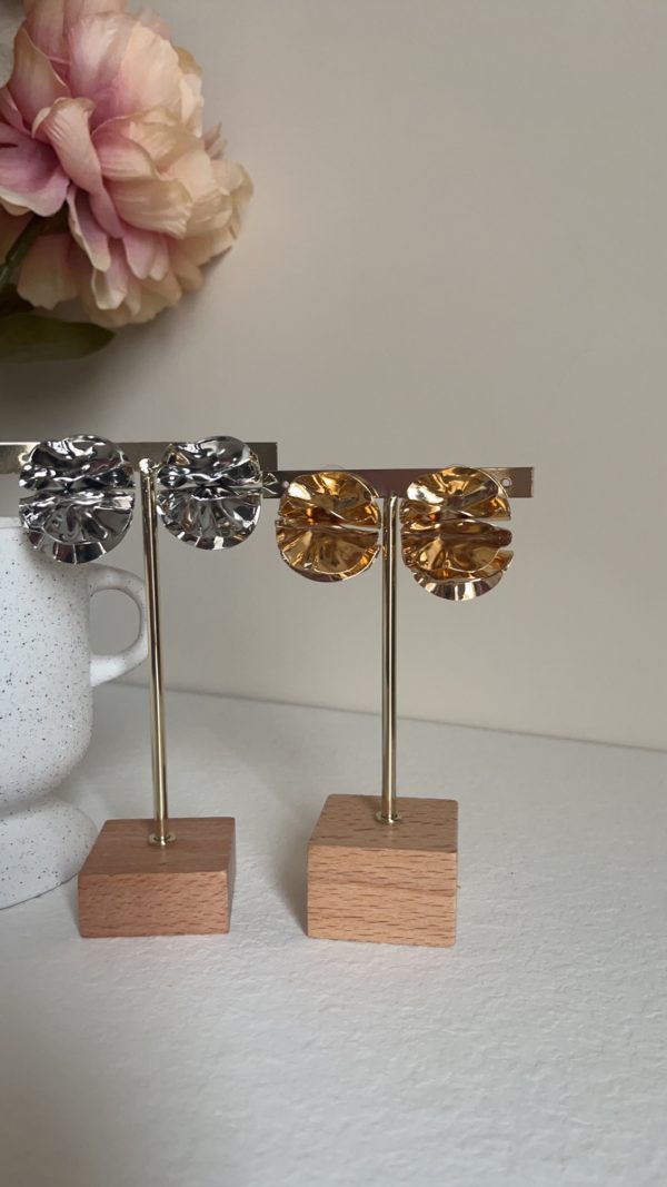 Boucle d’oreille Nuisy blanc