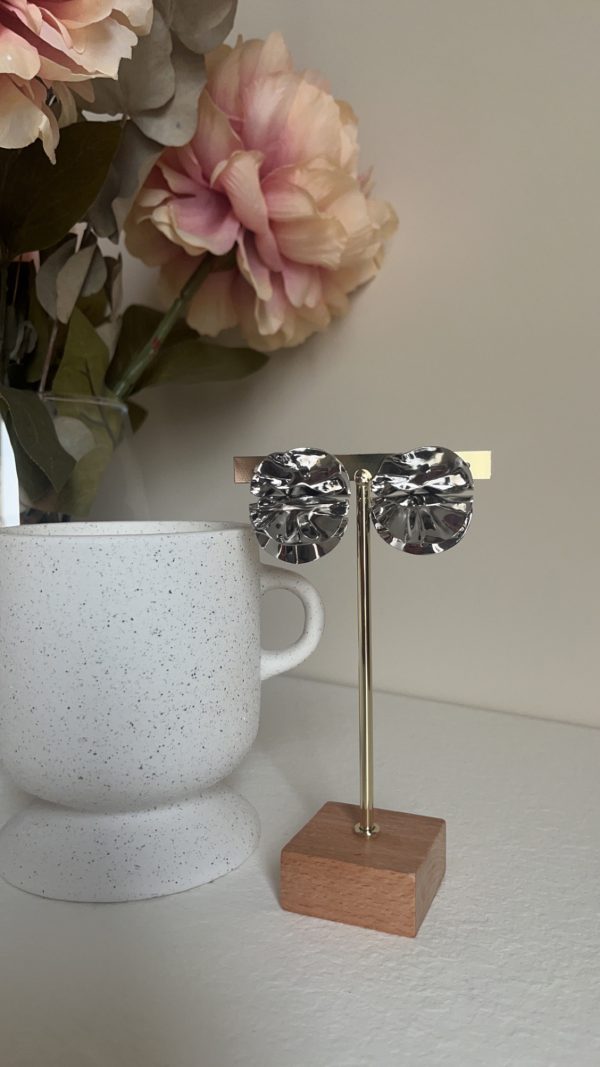 Boucle d’oreille Nuisy blanc