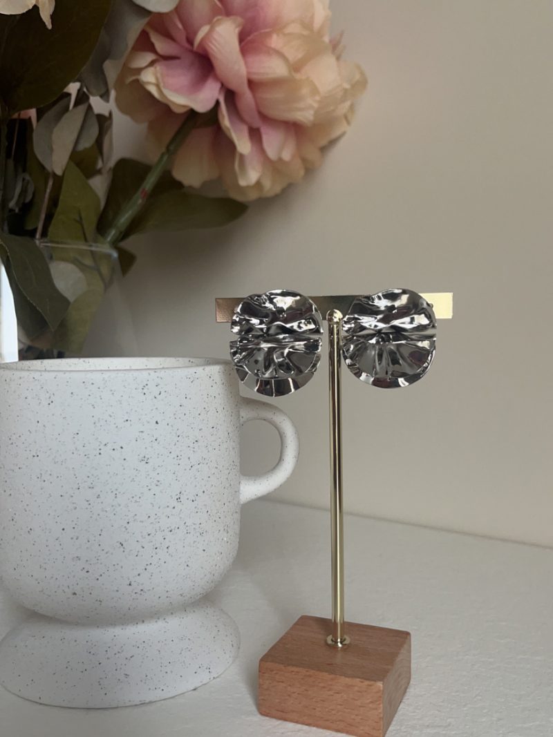 Boucle d’oreille Nuisy blanc