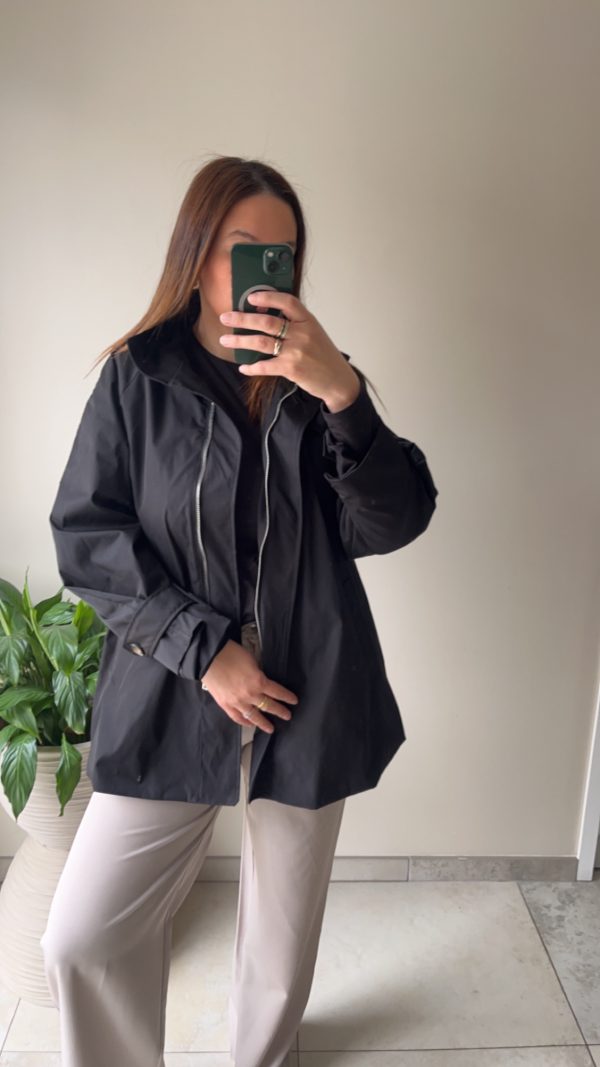 Gabardine court noire