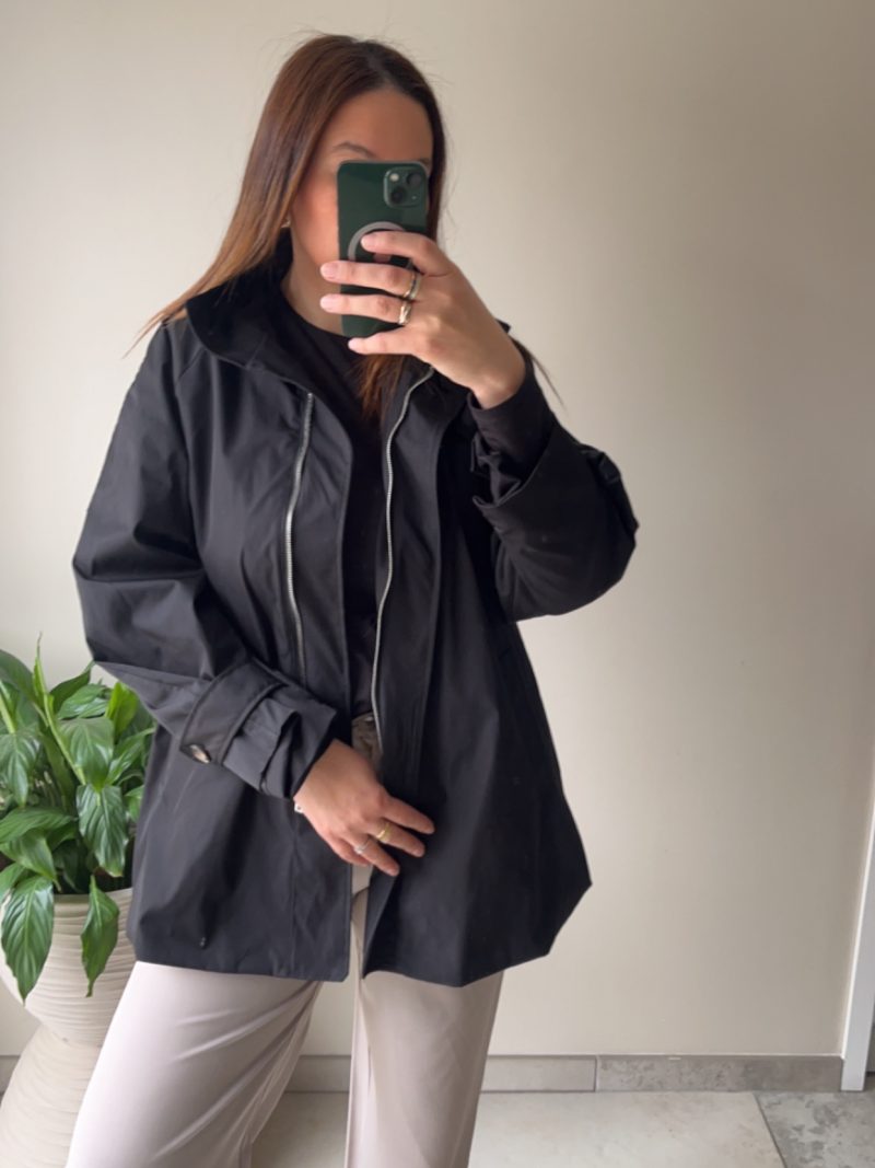 Gabardine court noire