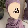 Hijab préformé lilas