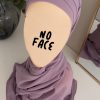 Hijab préformé lilas