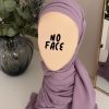 Hijab préformé lilas