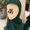 Hijab préformé vert sapin