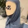 Hijab préformé bleu clair