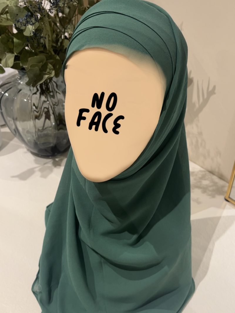 Hijab préformé vert