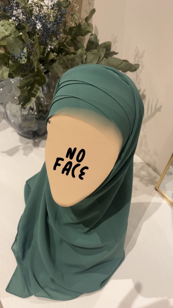 Hijab préformé vert