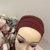 Hijab préformé acajou